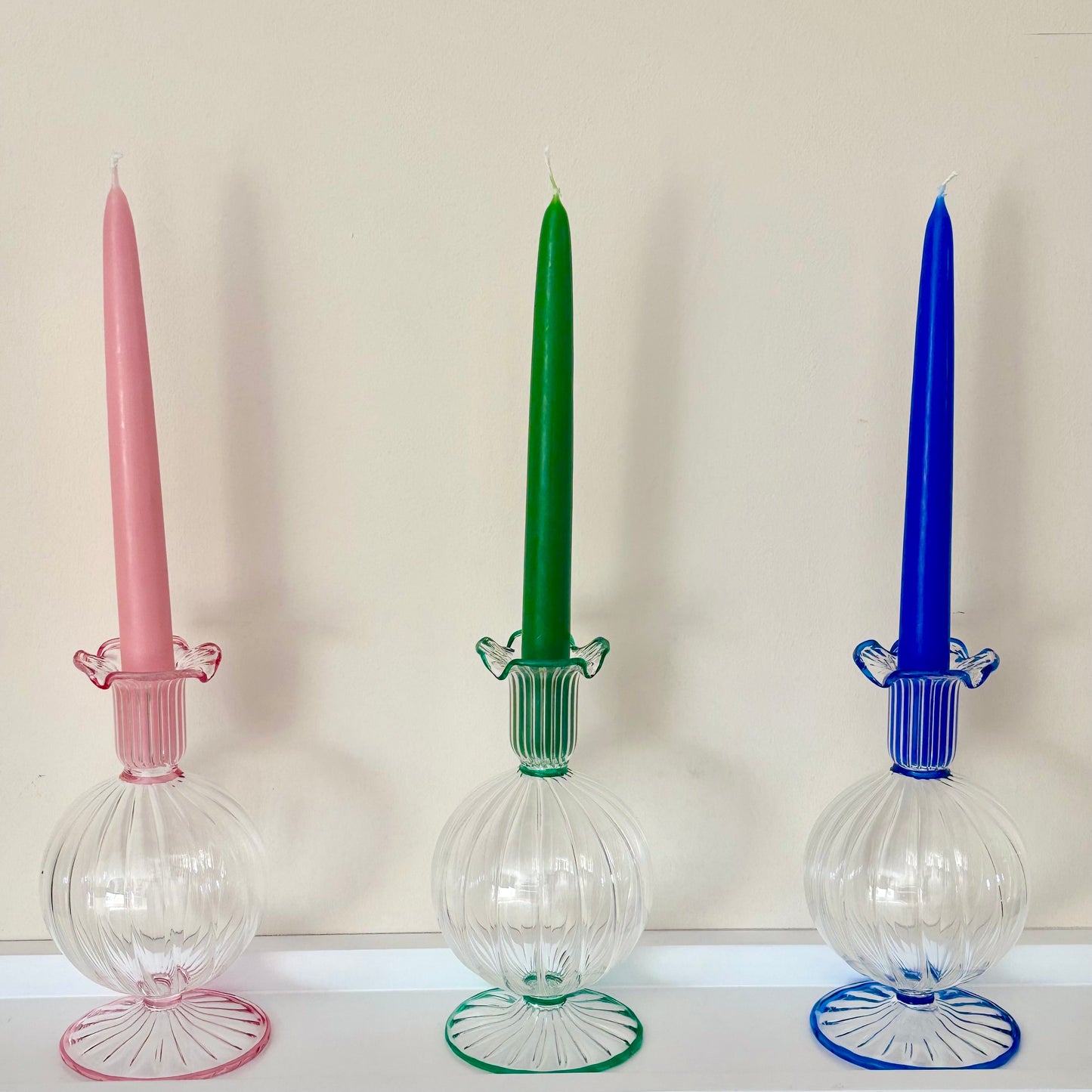 Dining candles tapered