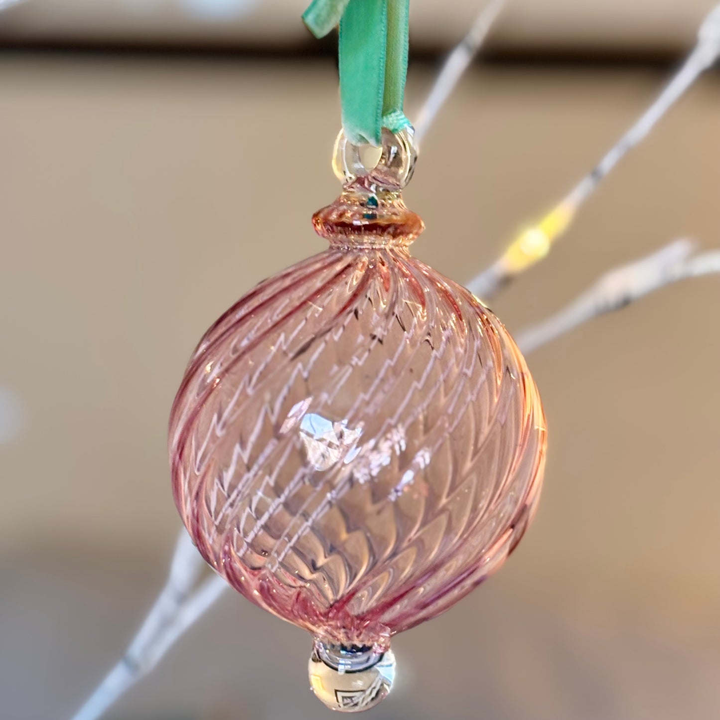 Hand blown Christmas Baubles