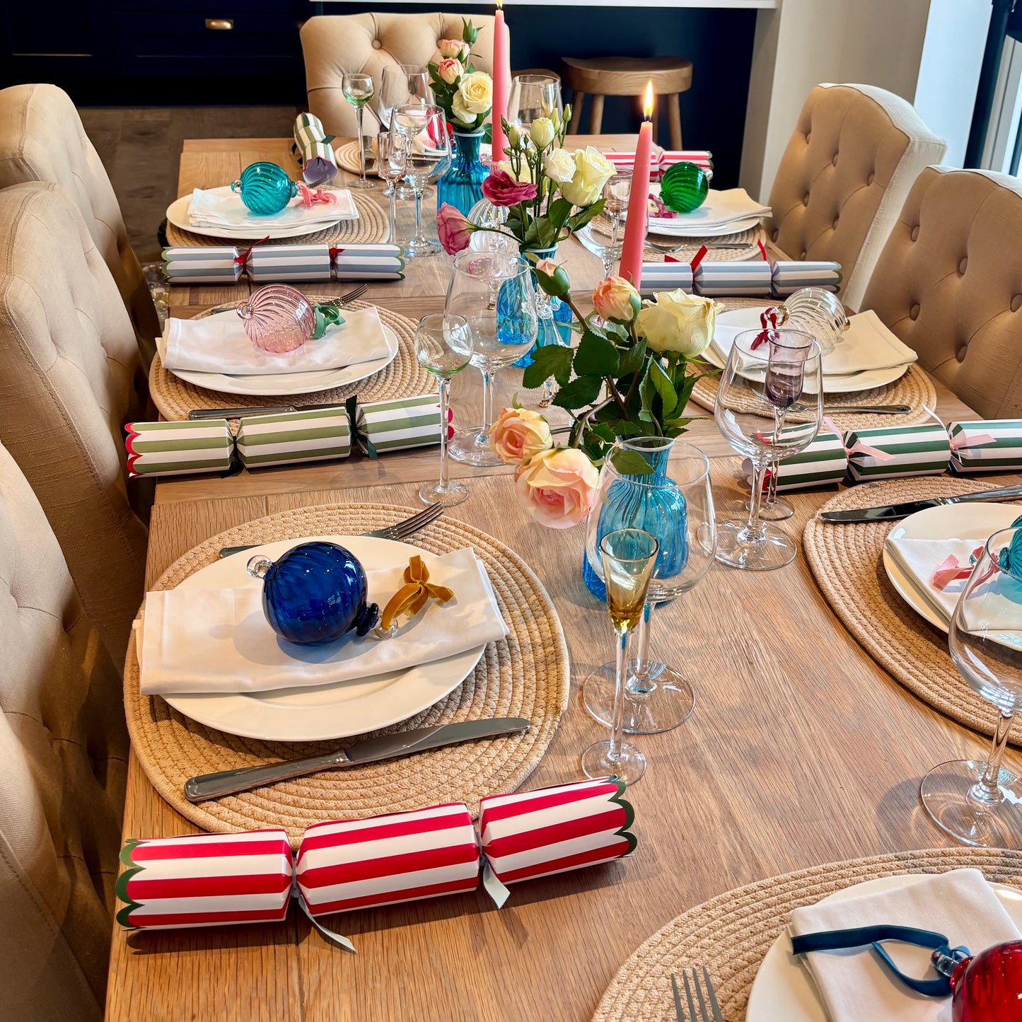 Hand blown Christmas Baubles