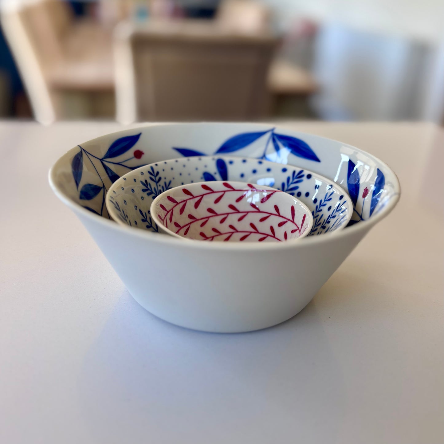 Set of three Limoges Porcelain Dishes