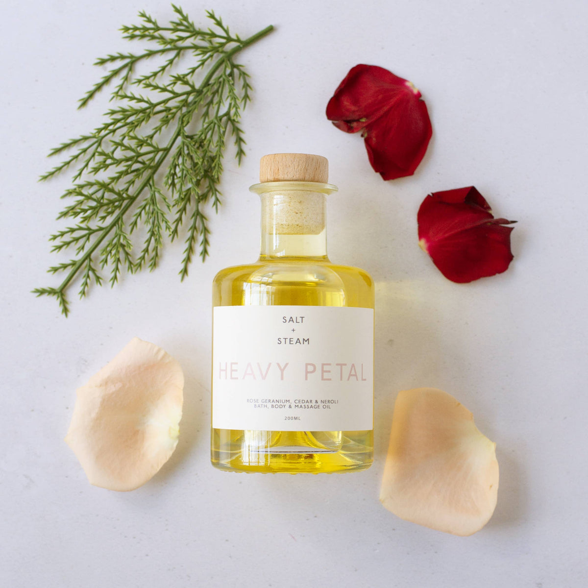 Heavy Petal Floral Bath, Body & Massage Oil