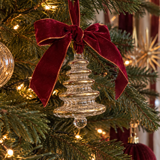 Hand blown Christmas Bauble