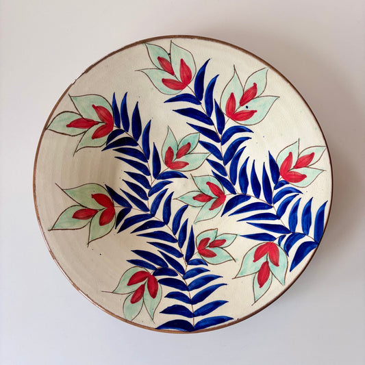 Fayoum hand painted deep serving dish