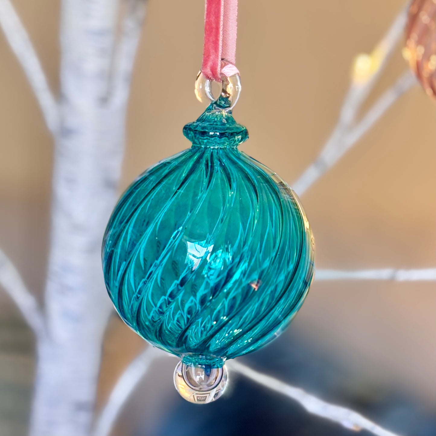 Hand blown Christmas Baubles