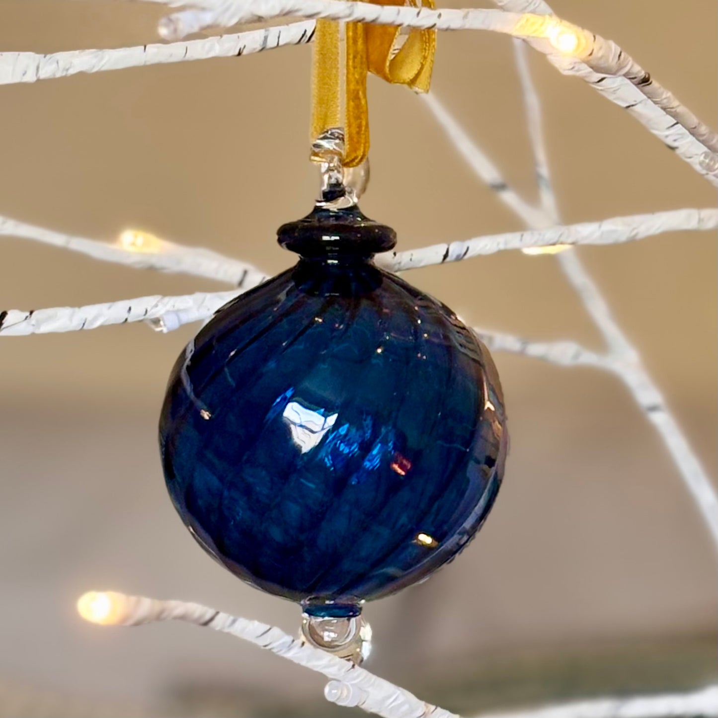 Hand blown Christmas Baubles