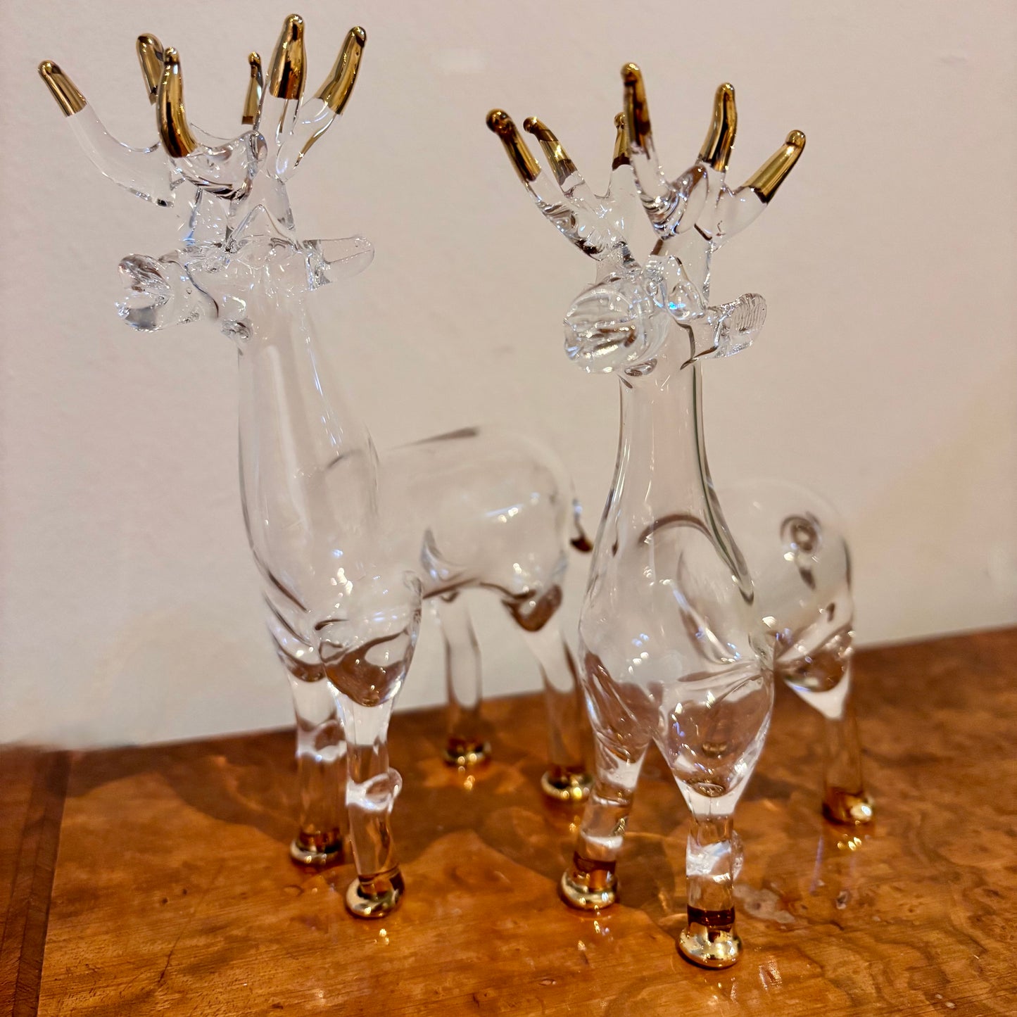Hand blown Glass Reindeer