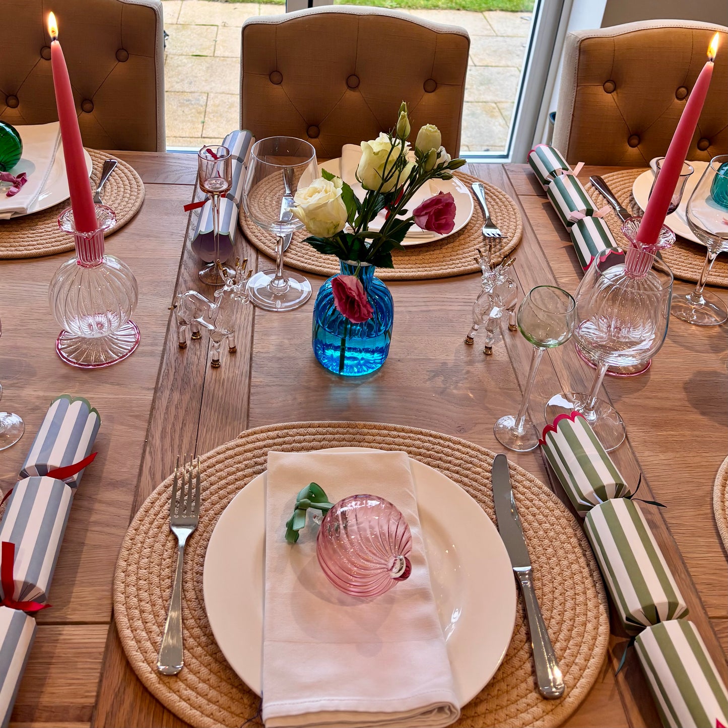 Colourful Christmas Table 