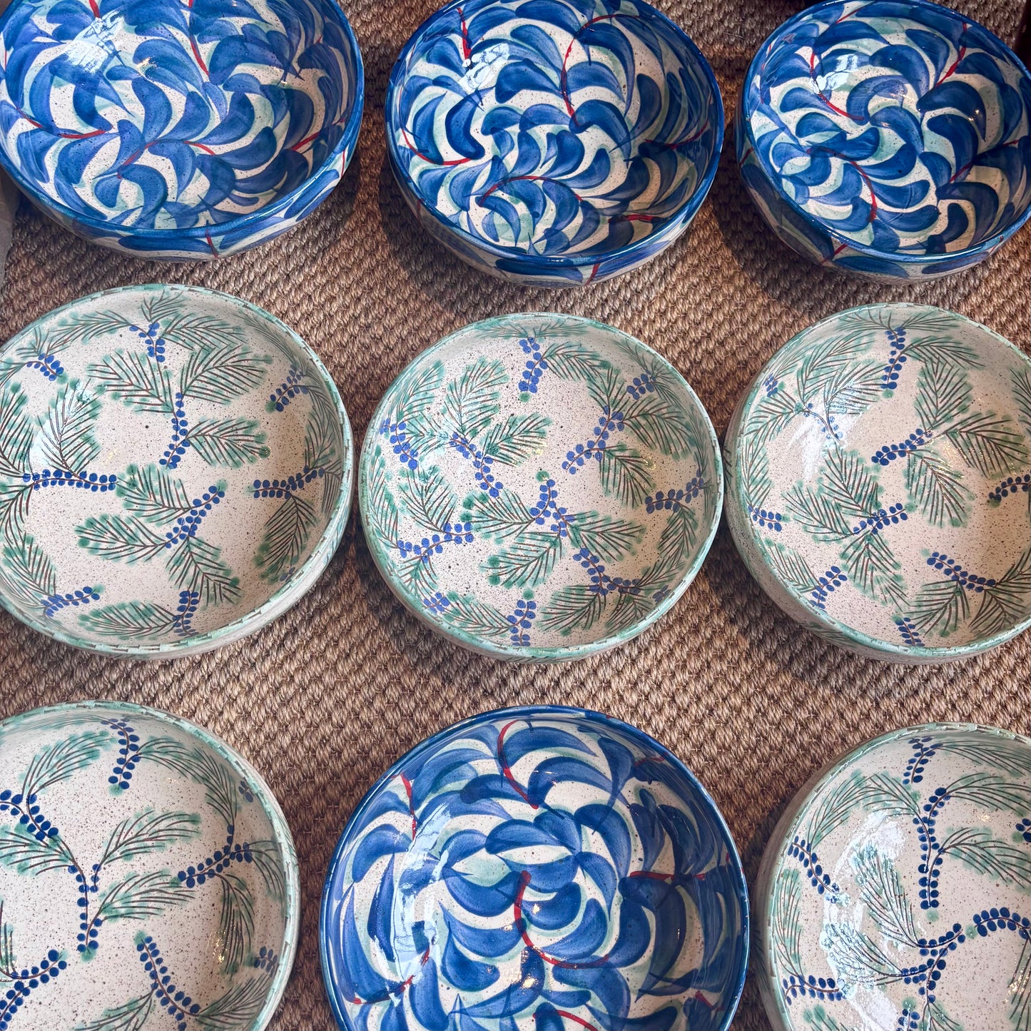 Fayoum Pottery Hand painted Serving Dish