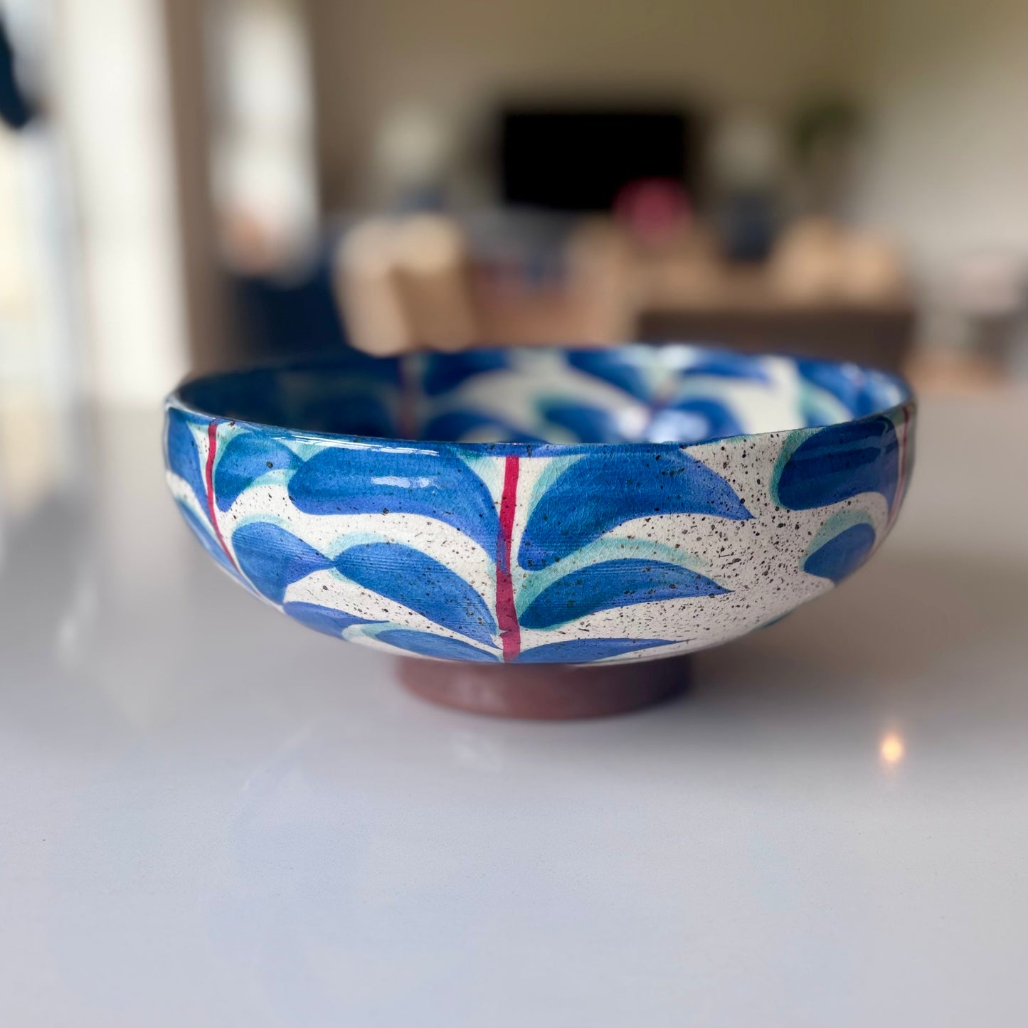 Fayoum Pottery Hand painted Serving Dish