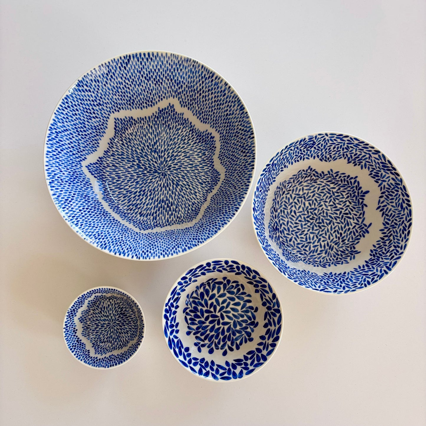 Set of four Limoges Porcelain Dishes