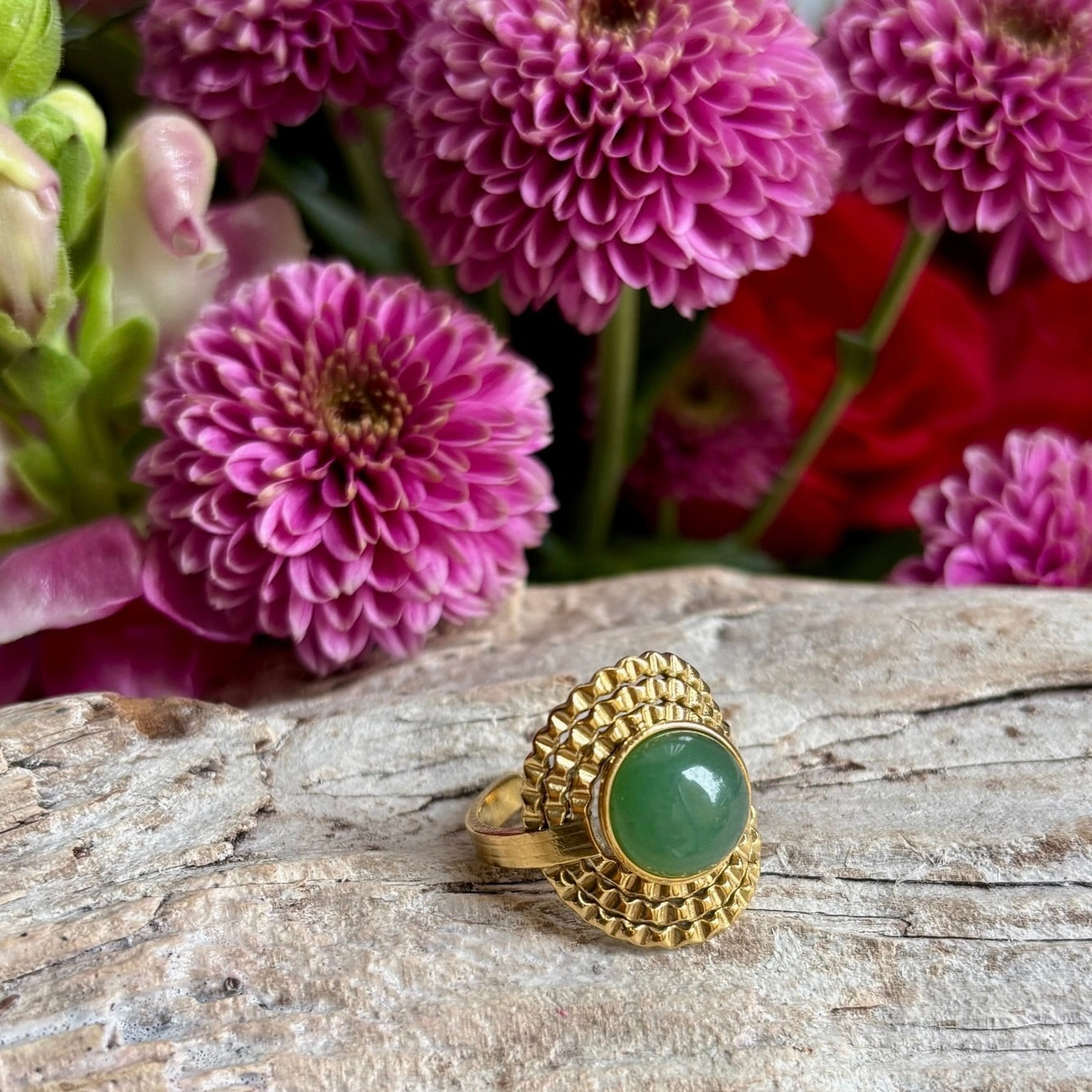Adventurine Ring