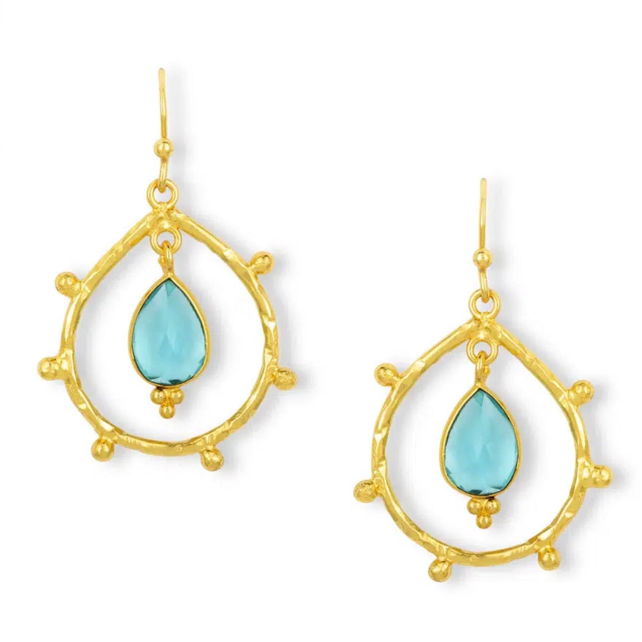 Blue Topaz Earrings