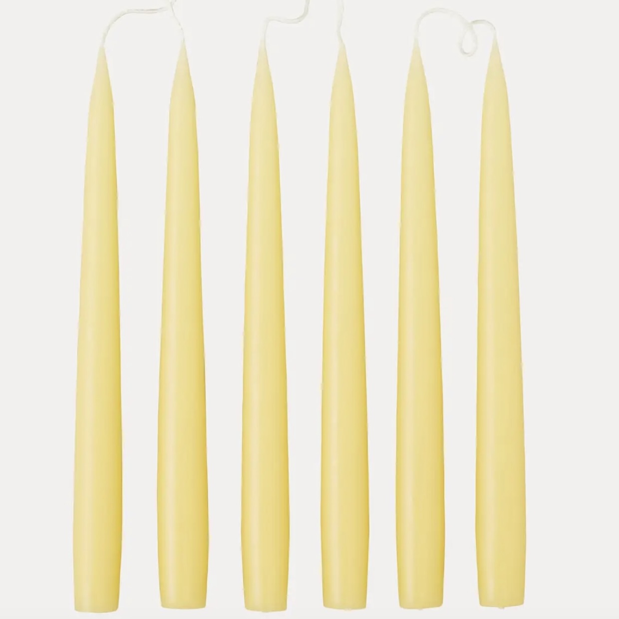 Dining candles tapered