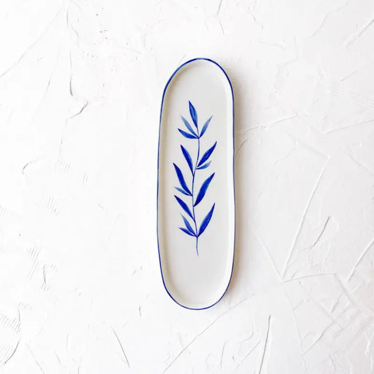 Porcelain Olive Plate