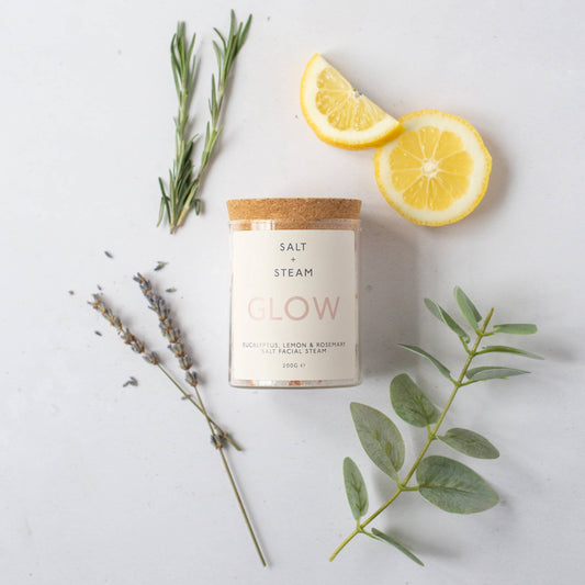 Glow - Eucalyptus, Lemon & Rosemary Facial Steam 50g & 200g: Jar