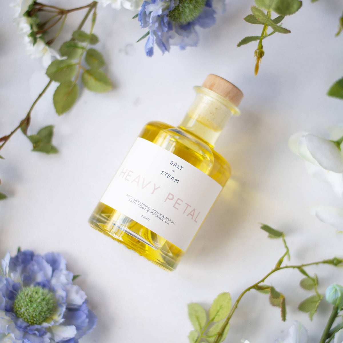 Heavy Petal Floral Bath, Body & Massage Oil